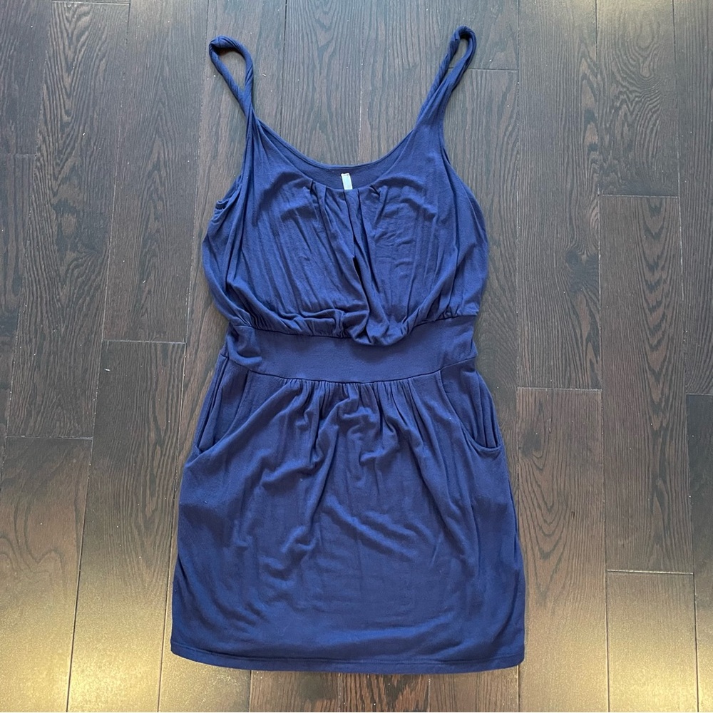 Navy Super Soft Pocket Dress